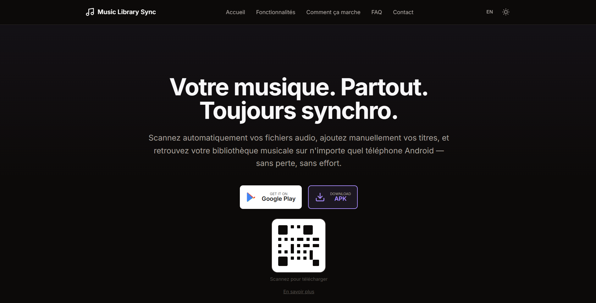 Projet Music Library Sync