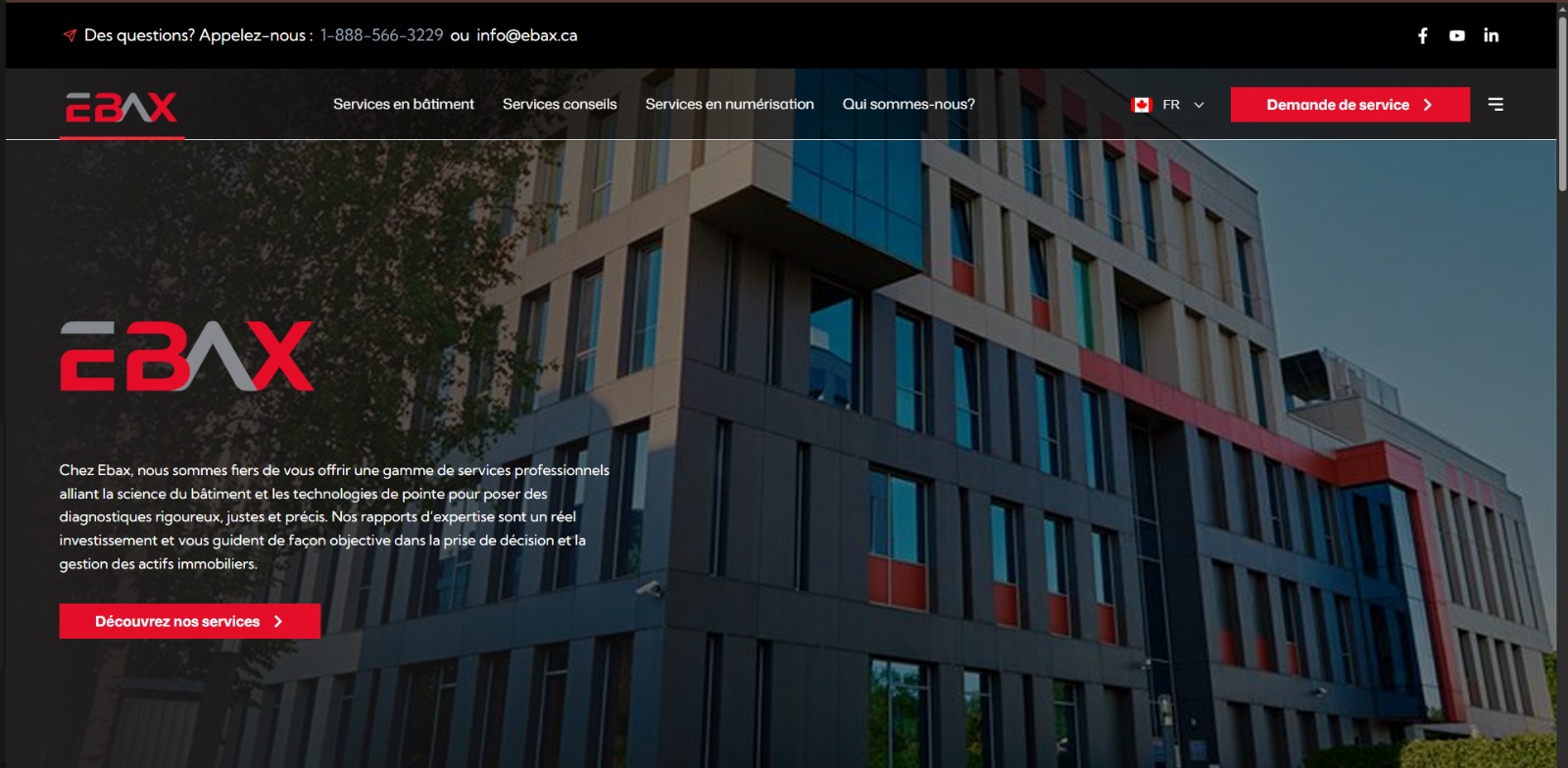 Projet Site Web EBAX